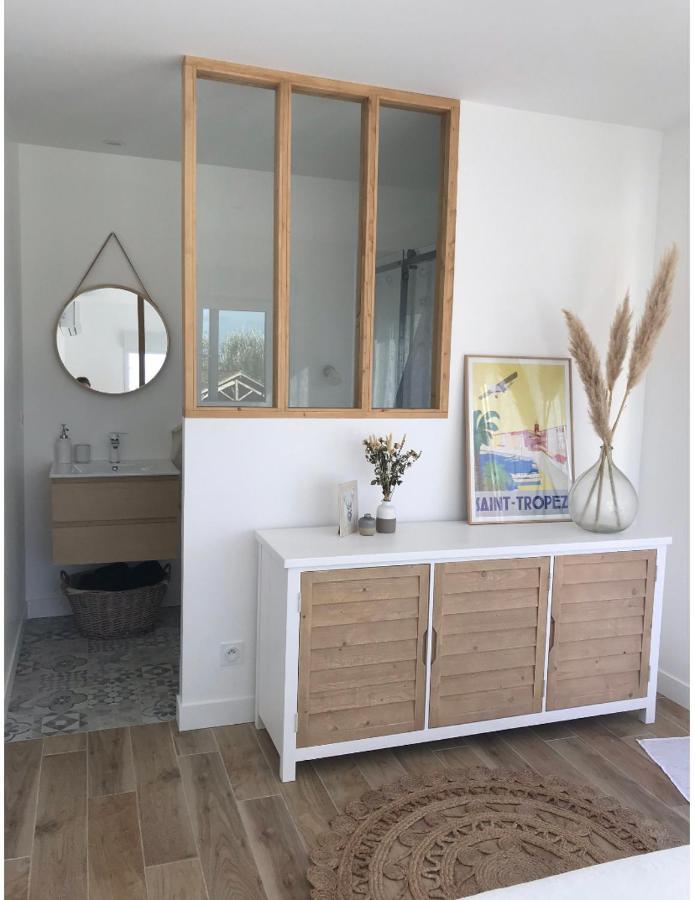 Chambre indépendante dans pool house Le Mas-dʼAgenais Esterno foto